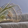 Decoratie Rustic Rattan Poppy Leaf, L