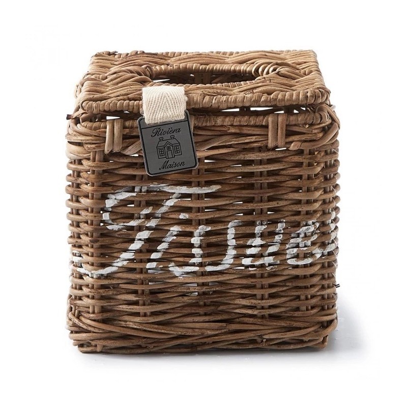 Tissuedoos Rustic Rattan