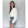 Witte blouse v-hals