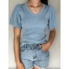 blauw glitter T-shirt