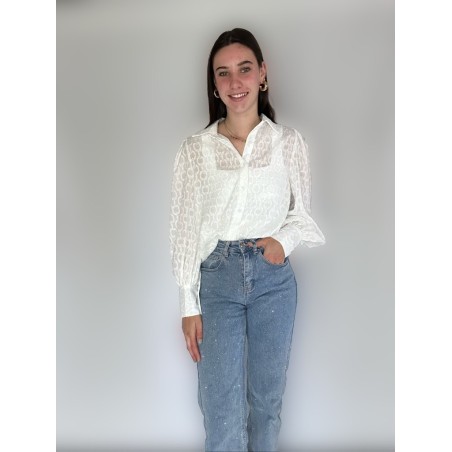 witte blouse