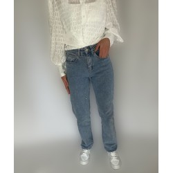 jeans met strass steentjes