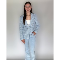 Blazer blauw luxe