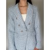 Blazer blauw luxe