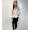 Witte blouse top