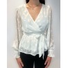 Witte blouse top