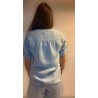 Linnen blouse blauw