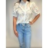 Witte blouse met print