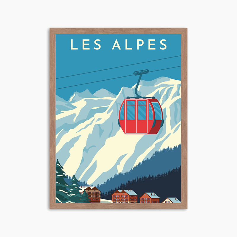 Les Alpes Any Image 30x40