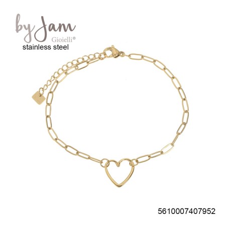 Armband goud hart