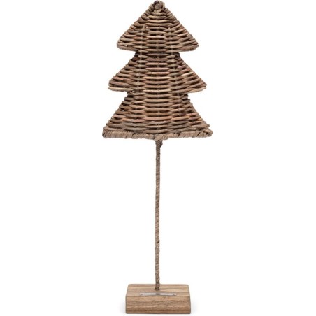 Rustic Rattan Pretty Christmas Tree M