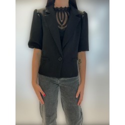 Pofmouw blazer Zwart