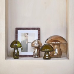 Decoratiebeeld Mushroom M, Groen