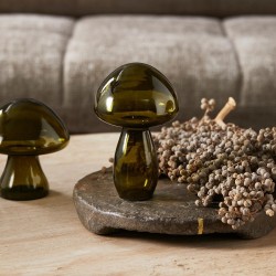 Decoratiebeeld Mushroom M, Groen