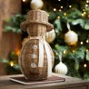 Rattan Decoratie Snowman L