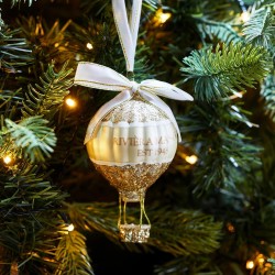 Ornament Magical Hot Air Balloon, Goud