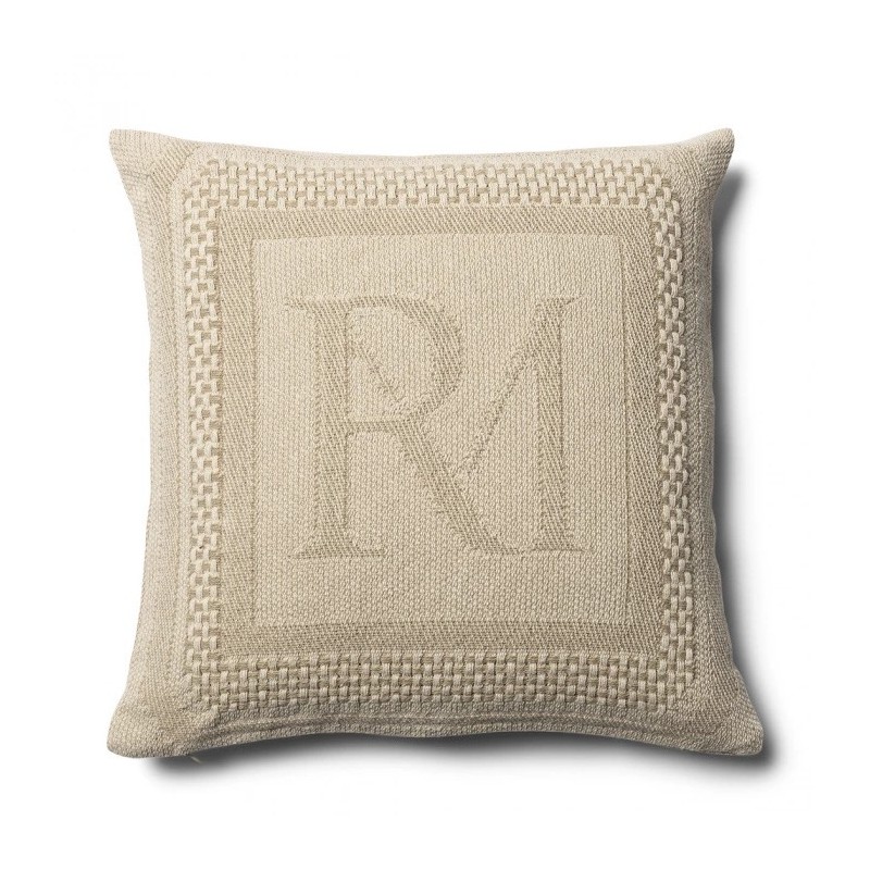 Kussenhoes Monogram, Jacquard, 50x50